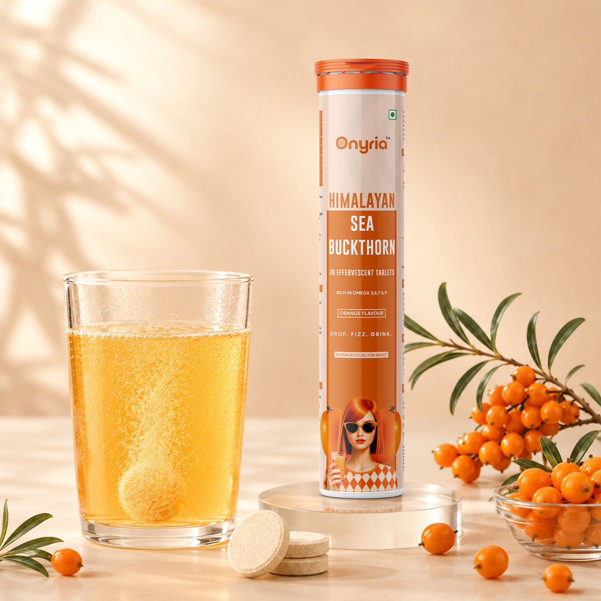 Sea Buckthorn Effervescent Tablets – Daily Wellness Formula